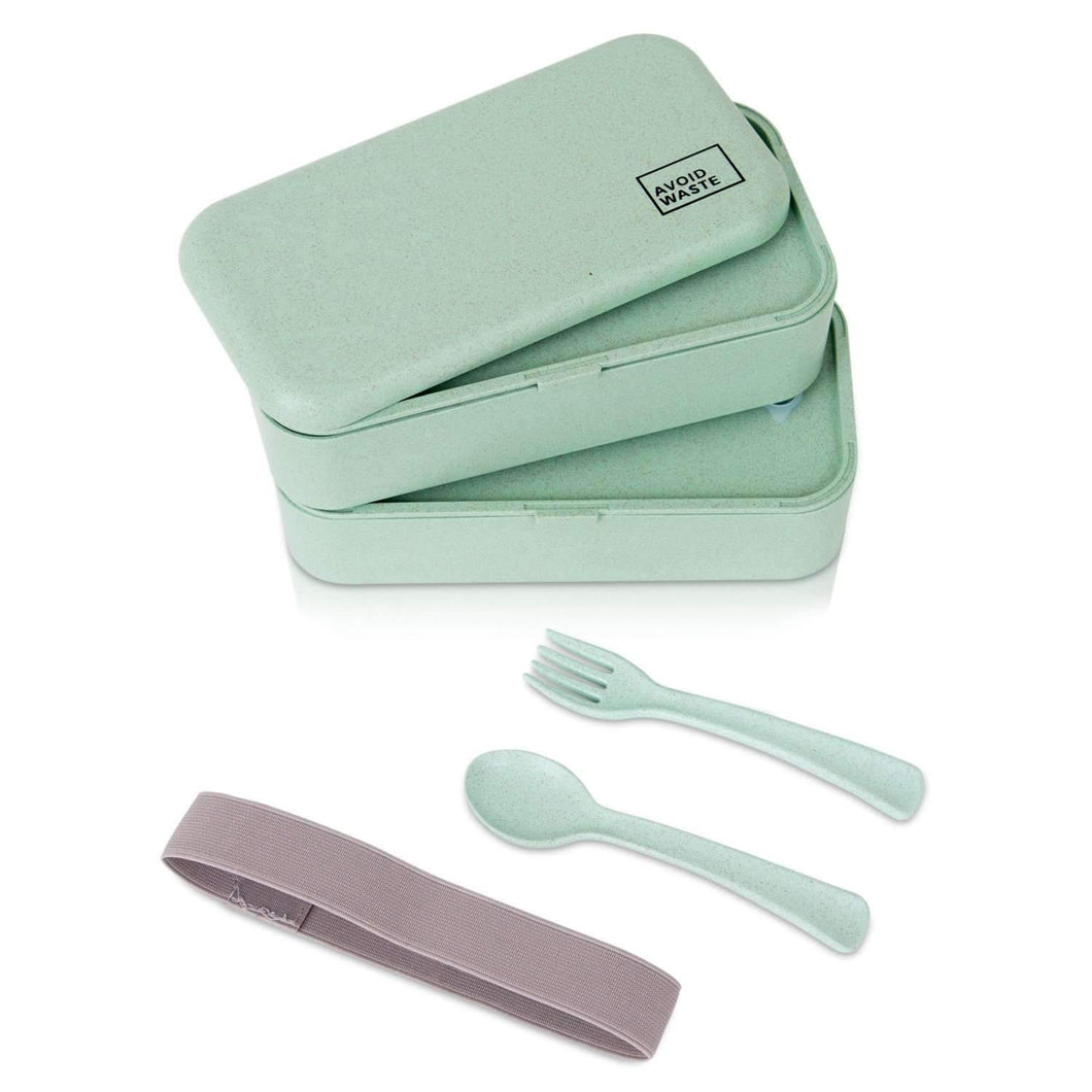 Lunchbox aus Weizenstroh 900ml
