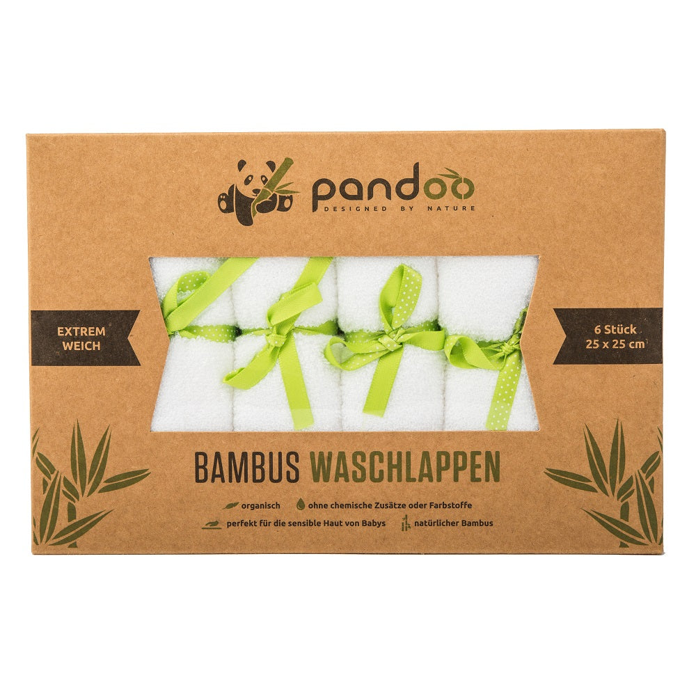 Bambus Waschlappen 6er-Set