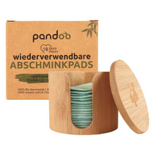 Lade das Bild in den Galerie-Viewer, Abschminkpads aus Biobaumwolle 18er-Set

