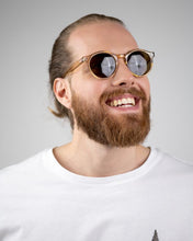 Lade das Bild in den Galerie-Viewer, Sonnenbrille TreeGlasses Round brown
