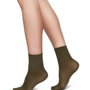 Lade das Bild in den Galerie-Viewer, Söckchen Judith Ankle Socks black/khaki

