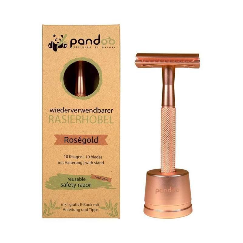 Metall Rasierhobel rosegold
